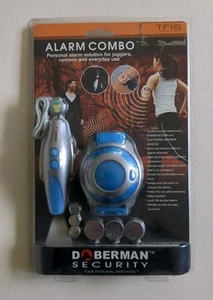 Doberman Security Personal Alarm & Torch/Whistle Joggers Runners Hiking Walking - Picture 1 of 4