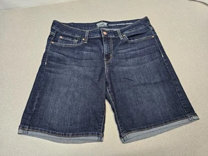 Bermuda casual Levis donna taglia 10 denim blu jeans pantaloncino - Foto 1 di 6