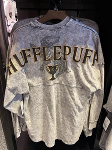 Universal Harry Potter Hufflepuff Denim Wash Spirit Jersey XS S M L XL 2XL 3XL - Picture 1 of 2