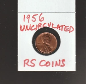 1956    AU    LINCOLN  CENT    ~ALMOST  UNCIRCULATED~  RS COINS #13H  FREE SHIP - Picture 1 of 2