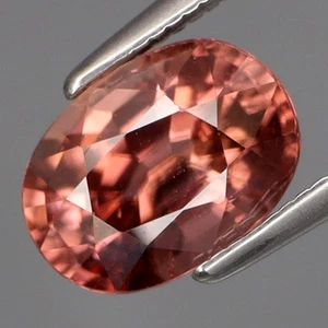 2.61Ct.Best Color&Full Sparkling! Natural Peach Pink Zircon Tanzania - Picture 1 of 4