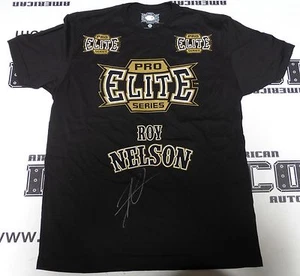 Roy Nelson Signed UFC 159 Walkout Shirt PSA/DNA COA Big Country MMA Elite Large - Picture 1 of 24