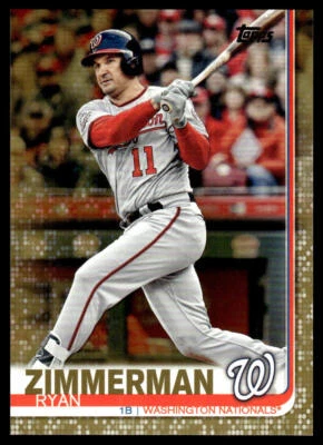 2019 Topps Gold #133 Ryan Zimmerman /2019 - Image 1 of 2