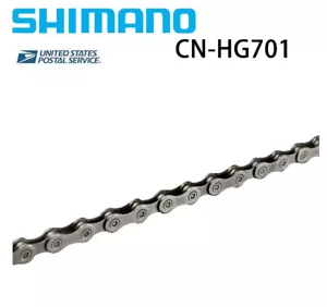 Shimano CN-HG701 11 Speed Chain Ultegra Deore XT MTB Road E-Bike 116L Quick link - Picture 1 of 2