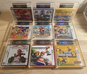Nintendo Super MARIO Series set of 9 ESG ESPORTS GRADING 84-86 - Picture 1 of 8