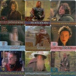 LORD OF THE RINGS FELLOWSHIP OF THE RING ACTION FLIPZ SET (60) - Picture 1 of 1