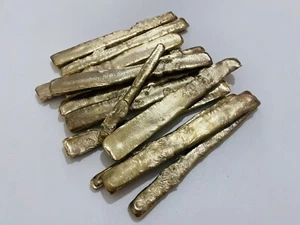 1000 Grams Scrap Gold Bar For Gold Recovery Melted Different Computer Coins Pins - Picture 1 of 12