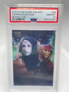 2024 Topps Star Wars Galaxy Chrome - Daring Deception Refractor PSA 10 - Picture 1 of 2