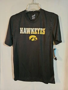 Iowa University Hawkeyes Youth Short Sleeve T-Shirt In Black Size XL (18) - Picture 1 of 5