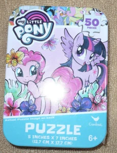 3 Puzzles in Collectible Tins - My Little Pony, Disney Belle & Disney Ariel - Picture 1 of 3