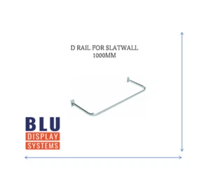 1000 mm D-Schiene für Lamellenwand - Bild 1 von 1