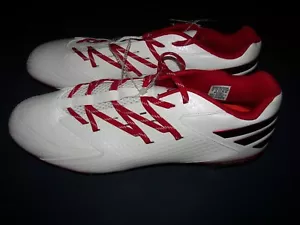 Adidas Cleats Freak-X Carbon Low Quick Frame White Red Size 16 - Picture 1 of 5