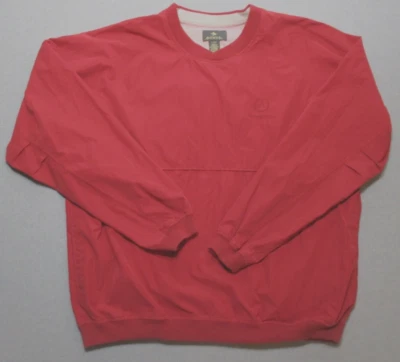 Atigua Vintage Golf Pullover Men's Large Mercedes Embroidery Red Sweatshirt Foto 1 de 4