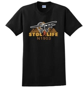 STOL Life Airplane Aviation T-Shirt - Personalized with Your N# - Picture 1 of 8
