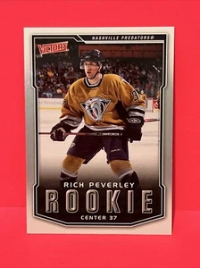 2007-08 Upper Deck Victory Rich Peverley Rookie Card #204 Nashville RC - Picture 1 of 2