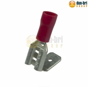DBG Terminale Piggyback Isolante a Crimpare 6,3mm 0,5-1,5mm Rosso Confezione da 100 - Foto 1 di 1