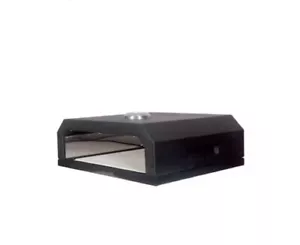 GRILLFEST Tabletop Wood-fired Outdoor Pizza Oven Black with Pizza Stone - Picture 1 of 1
