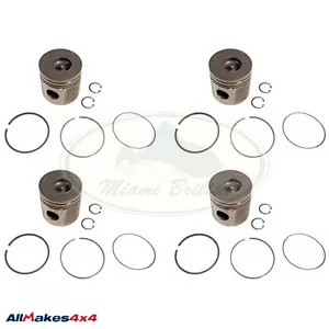 LAND ROVER STD PISTON x4 300Tdi RANGE CL DEFENDER DISCOVERY ERR2410 AM BRAND - Picture 1 of 1