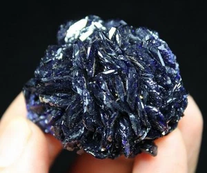 60g 43mm Nódulo Azurita Azul Brillante Bueno para Colgante China CM463553 - Imagen 1 de 7