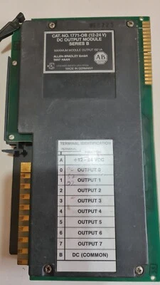 ALLEN BRADLEY AB DC OUTPUT MODULE 1771-OB 12-24V SERIES B - Image 1 of 3