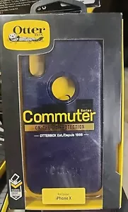 OtterBox Commuter Series Case for iPhone X - Indigo Way - Picture 1 of 3