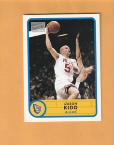 Jason Kidd New Jersey Nets 2003-04 Bazooka Mini #10 6V