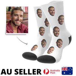 Custom Face Socks Pairs Multiple Colours - AU Stock - Bild 1 von 20