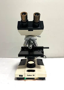 Cambridge Instruments Galen III Microscope w 4 objectives - Picture 1 of 11
