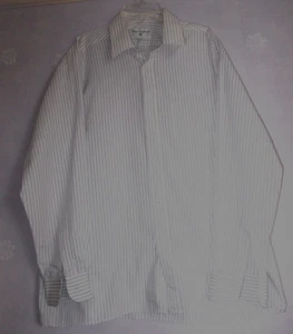 PETER ENGLAND Blue/Grey/White stripe Shirt Size 16.5 collar - Picture 1 of 1