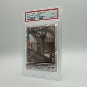 PSA 9 - /100 Max Verstappen #2 - Sapphire - SSP Sepia - 2022 Topps Chrome F1 - Picture 1 of 4