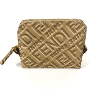 FENDI 8N0179 SKIMS logotipo de colaboración bolsa de maquillaje bolsa de cosméticos - Imagen 1 de 9