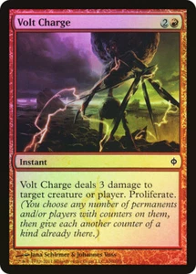 MTG FOIL Volt Charge - New Phyrexia #100 - Picture 1 of 1
