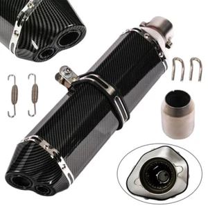 38-51mm Universal Motorcycle Muffler Exhaust Pipe For Dirt Bike Street Bike New - Picture 1 of 10