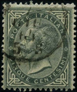 Italien 1863 Briefmarken endgültig gebraucht Sas L16 CV 33,00 $ 180420017 - Bild 1 von 1