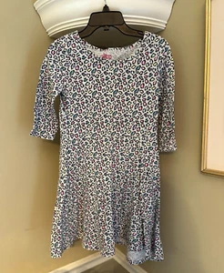 Circo L 10/12 Girls Gray Leopard Dress - Picture 1 of 4