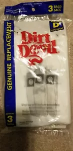 Dirt Devil Type D Vacuum Bags (3-Pack), 3670147001 Featherlite Powerlite Jaguar - Picture 1 of 2