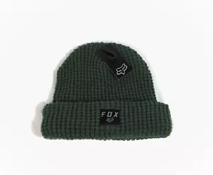 Gorro Fox Racing Cold Fusion Roll verde militar tejido talla OSFM NUEVO 19587 228 RARO - Imagen 1 de 4