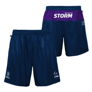 Melbourne Storm NRL Outerstuff Sport Shorts Size S-2XL! S3 - Picture 1 of 6