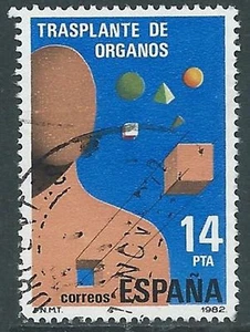 1982 SPAGNA USATO TRAPIANTI DI ORGANI - F15-6 - Imagen 1 de 1