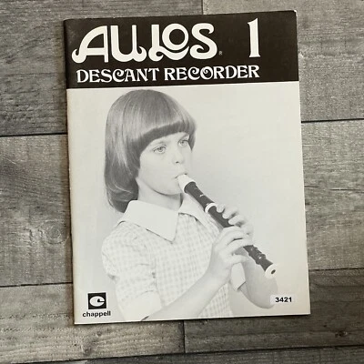 Chappell Aulos 1 Descant Recorder Beginner Entry Level Sheet Music - Image 1 of 3