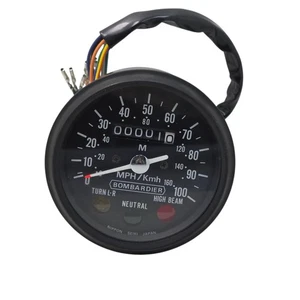 Analog Bombardier Can Am Motorcycle Snowmobile ATV Speedometer NOS - Picture 1 of 4