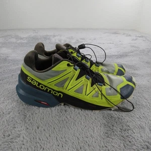 Salomon Speedcross 5 Schuhe Herren Größe 10 grün gelb Quicklace Trailrunning - Bild 1 von 20