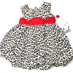 Jillian's Closet Animal Print Leopard Sleeveless Dress Toddler Girl 24 M 1259 - Picture 1 of 4