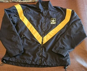 US ARMY PT Jacket Black Fitness APFU Gold Black** Medium Short - Picture 1 of 2
