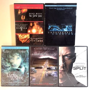 7 M. NIGHT SHYAMALAN MOVIES (DVD) Action Drama Fantasy Mystery Thriller Sci-Fi - Picture 1 of 18