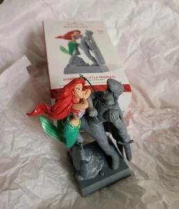 🧜Hallmark 2014 Disney The Little Mermaid 25TH Anniversary Magic Ornament WORKS - Picture 1 of 9