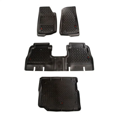 Rugged Ridge 12988.05 All Terrain Floor Liners for 18-23 Jeep Wrangler JL - Image 1 of 4