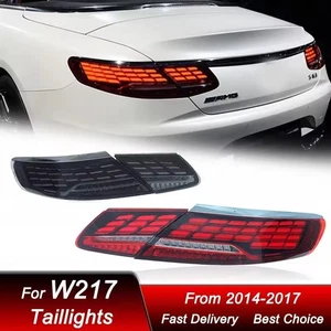 Taillights For Benz S-Class Coupe W217 2014-18 LED DRL Rear Dynamic Turn Signal - Bild 1 von 8
