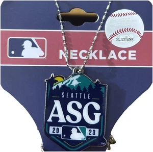 * RARE LIMITED * SEATTLE MARINERS All Star Game 2023 Silver Chain Necklace MLB - Picture 1 of 3