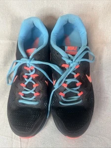 Nike Dual Fusion Run 3 Damen blau schwarz orange 653594-009 Größe 9 - Bild 1 von 5